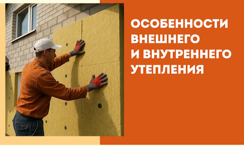 Какие особенности внешнего и внутреннего утепления в Коркино