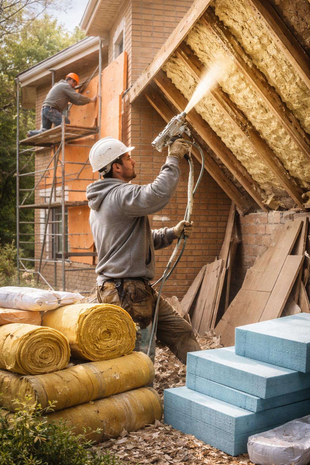 Утепление домов в Коркино под ключ от 4360 руб/м2 | Профессионально — ТепломастерКрк