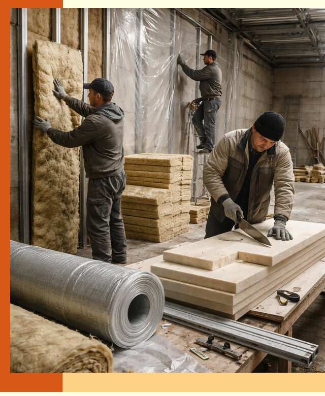 Утепление торгового склада в Коркино с энергоэффективными решениями