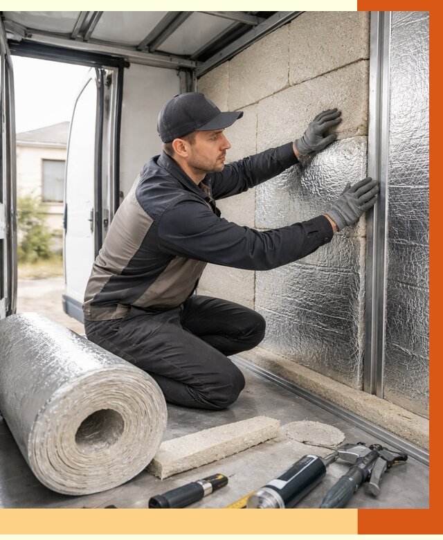 Утепление фургона рефрижератора в Коркино от 12976 руб./м² под ключ | ТепломастерКрк