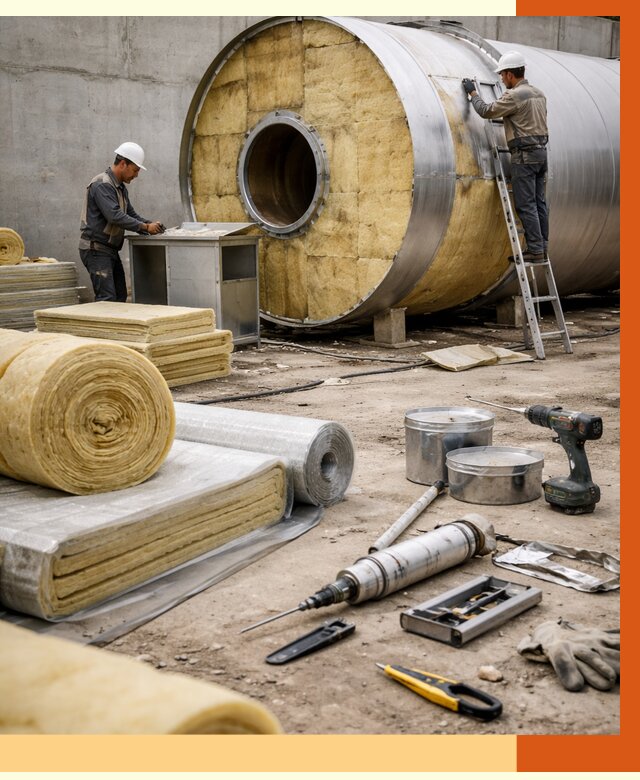 Утепление резервуара с топливом в Коркино от 28548 руб. под ключ | ТепломастерКрк