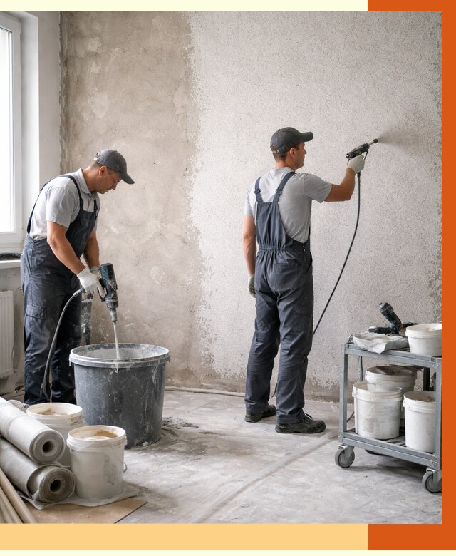 Утепление стен жидкой теплоизоляцией в Коркино от 4360 руб/м² | ТепломастерКрк