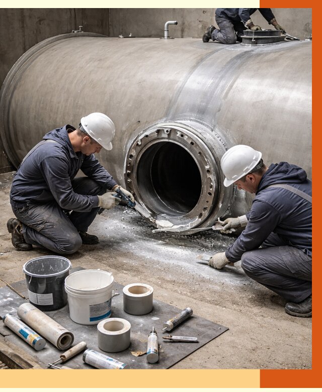 Гидроизоляция резервуара с топливом в Коркино от 77858 руб. под ключ | ТепломастерКрк